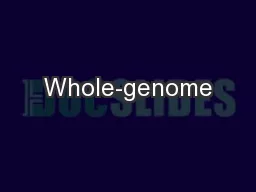 Whole-genome