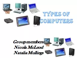 TYPES OF COMPUTERS