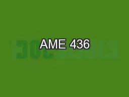 AME 436