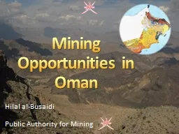 Mining Opportunities in