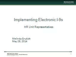 Implementing Electronic I-9s