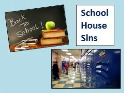 School House Sins