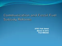 Communication and Fossil Fuel