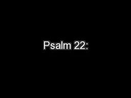 Psalm 22: