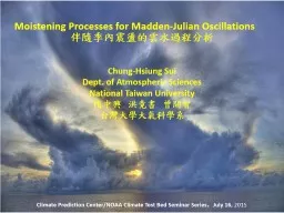 Moistening Processes for Madden-Julian