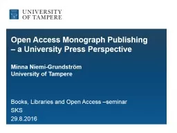 Open Access Monograph
