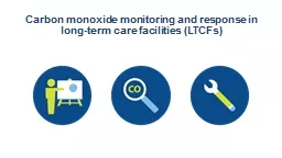 Carbon monoxide monitoring and response in long-term care f