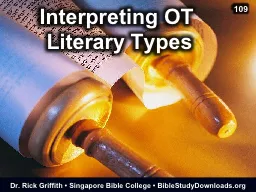 Interpreting OT Literary Types