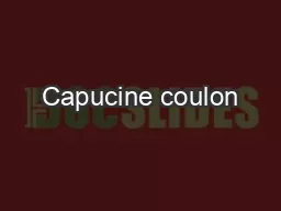 Capucine coulon