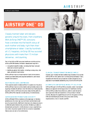 AirStrip Product Sheet Closely monitor labor and deliv