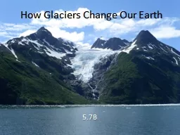 How Glaciers Change Our Earth
