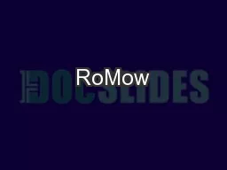 RoMow