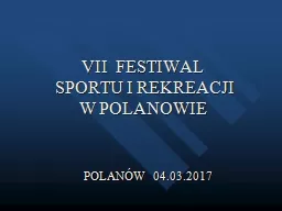 VII  FESTIWAL