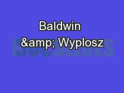 Baldwin & Wyplosz