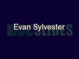Evan Sylvester