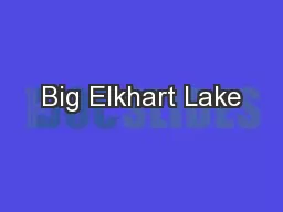 Big Elkhart Lake