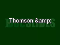 Thomson &
