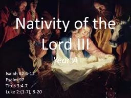 Nativity of the Lord III