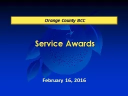 Service Awards