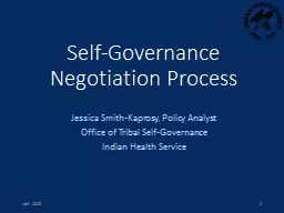 Self-Governance Negotiation Process