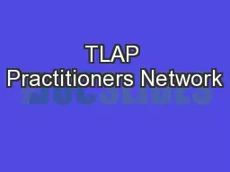 TLAP Practitioners Network
