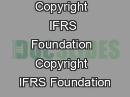 Copyright  IFRS Foundation  Copyright  IFRS Foundation