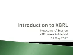 Introduction to XBRL