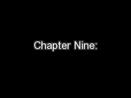Chapter Nine: