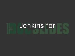 Jenkins for