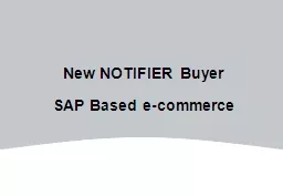 New NOTIFIER Buyer