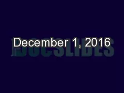 December 1, 2016