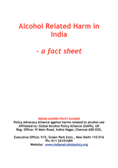 Alcohol Related Harm in India  a fact sheet INDIAN AL