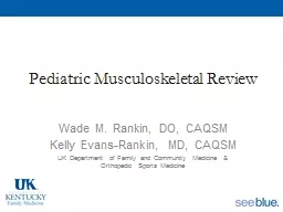 Pediatric Musculoskeletal