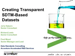 Creating Transparent SDTM-Based Datasets