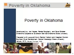 Poverty in Oklahoma