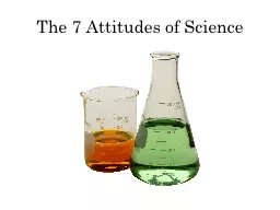 The 7 Attitudes of Science