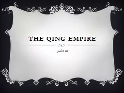 The Qing Empire