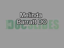 Melinda Barratt DO