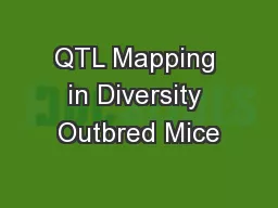QTL Mapping in Diversity Outbred Mice
