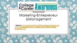 Marketing-Entrepreneur &Management