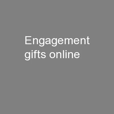 engagement gifts online