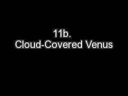 11b. Cloud-Covered Venus