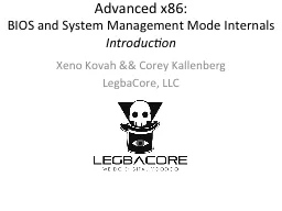 Advanced x86: