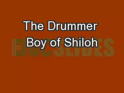 The Drummer Boy of Shiloh