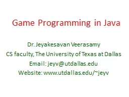 Game Programming in Java