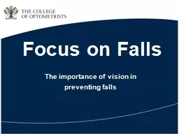 Focus on Falls