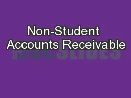 Non-Student Accounts Receivable