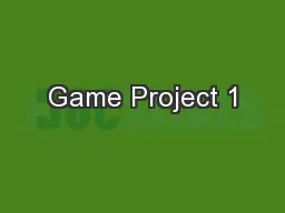 Game Project 1