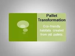 Pallet Transformation