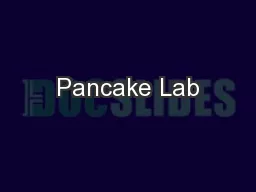 Pancake Lab